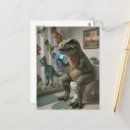 Search for dinosaur vertical postcards Unique