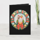 Search for parrot christmas cards Santa