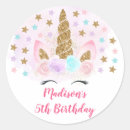 Search for gold unicorn stickers Unicorn first birthday