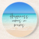 Search for beach quotes coasters Happiness