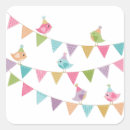 Search for colorful birds stickers Green