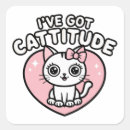 Search for cat attitude stickers Cattitude