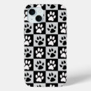 Search for black white paws iphone cases Pattern