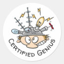 Search for genius stickers Science