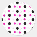 Search for pink white polka dots stickers Girls