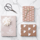 Search for pink brown polka dots wrapping paper Girly