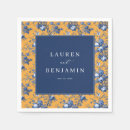 Search for navy and orange napkins Blue