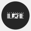 Search for fun on a snowboard stickers Snowboarder