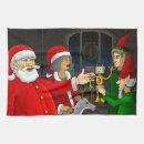 Search for santa claus tea towels Xmas