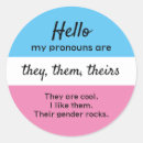 Search for pronoun stickers Trans