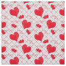 Search for red heart fabric White