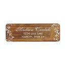 Search for wood grain return address labels Barn