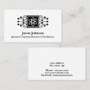 Search for quantum business cards Scientist