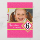 Search for 6 year old birthday invitations Colourful