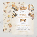 Search for under construction baby shower invitations Transportation