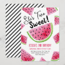 Search for watermelon 2nd birthday invitations Kids