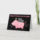 Search for pig funny birthday cards Farmer