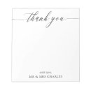 Search for thank you notepads Elegant