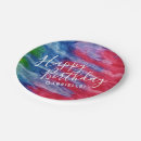 Search for tie dye plates Rainbow