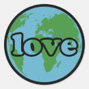 Search for love the earth stickers Globe