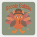 Search for cute turkey stickers Gobble gobble