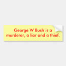 Search for george w bush bumper stickers Democrat