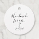 Search for handmade gift tags Black and white
