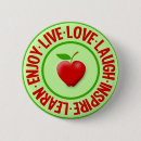 Search for love apple badges Red