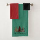 Search for christmas tree bath towels Plaid