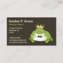 Search for frog business cards Funny