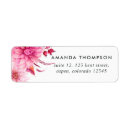 Search for dahlia return address labels Burgundy