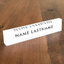 Search for template name plates Minimalist