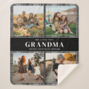 Search for photo mothers day blankets Grandparents