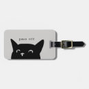 Search for cats luggage tags Funny