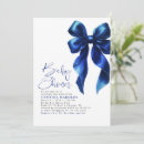 Search for bow baby boy shower invitations Mother to be