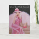 Search for vintage hat cards lady
