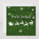 Search for sleigh invitations Green