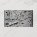 Search for birch bark business cards White
