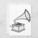 Search for phonograph invitations Music