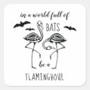 Search for halloween square stickers Bat