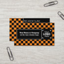Search for black and orange business cards Boss