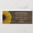 Search for fall sunflower wedding invitations Barn wood