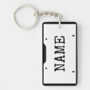 Search for license plate key rings White