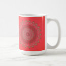 Search for red mandala mugs Bohemian