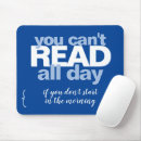 Search for book lover mouse mats Funny