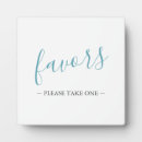 Search for favor wedding signs Please take one