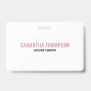 Search for pink id badges Girly
