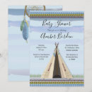 Search for tribal baby boy shower invitations Arrows