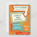 Search for 50s diner invitations Vintage