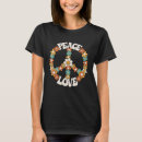 Search for peace sign womens tshirts 70s